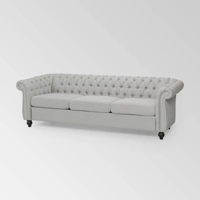 Parksley Tufted Chesterfield Sofa - Christopher Knight Home - Image 9