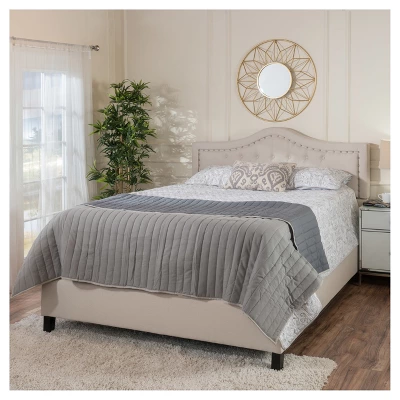 Queen Dante Upholstered Traditional Bed Frame - Christopher Knight Home - Image 3