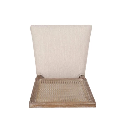 Set Of 4 Regina French Country Wood And Cane Upholstered Dining Chairs - Christopher Knight Home - Image 6