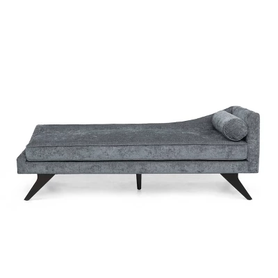 Cagle Mid Century Modern Fabric Chaise Lounge - Christopher Knight Home - Image 10