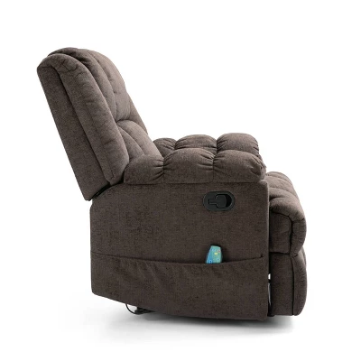 Coosa Contemporary Pillow Tufted Massage Recliner - Christopher Knight Home - Image 5
