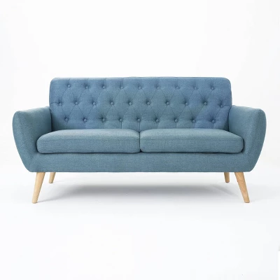 Bernice Petite Mid Century Modern Tufted Sofa - Christopher Knight Home - Image 8