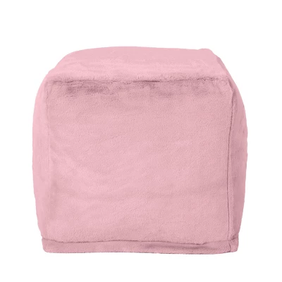 Cube Silkie Modern Glam Faux Fur Pouf - Christopher Knight Home - Image 9
