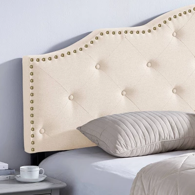 Cordeaux Contemporary Upholstered Headboard - Christopher Knight Home - Image 3