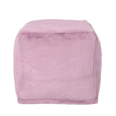 Cube Silkie Modern Glam Faux Fur Pouf - Christopher Knight Home - Image 10
