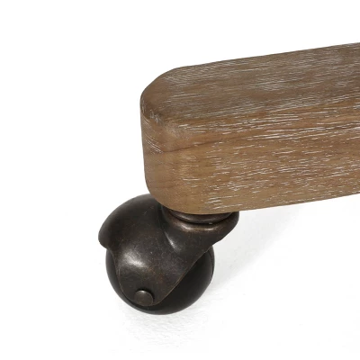 Sandine Rustic Upholstered Swivel Office Chair - Christopher Knight Home - Image 7