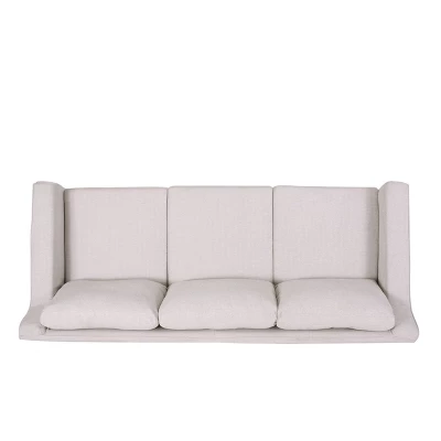 Arrastra Contemporary Fabric 3 Seater Sofa With Skirt - Christopher Knight Home - Image 3