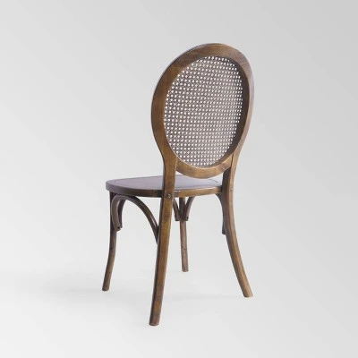 Set Of 2 Chrystie Rattan Dining Chair - Christopher Knight Home