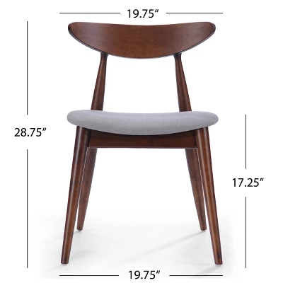 Set Of 2 Barron Dining Chair Light Gray - Christopher Knight Home - Image 7