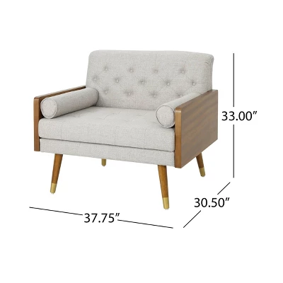 Frankie Mid Century Modern Club Chair - Christopher Knight Home - Image 9