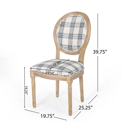 Set Of 4 Phinnaeus French Country Fabric Dining Chairs - Christopher Knight Home - Image 11