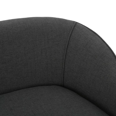 Justine Loveseat Dark Gray - Christopher Knight Home - Image 2