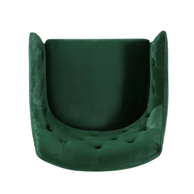 McDonough Modern Tufted Glam Accent Chair - Christopher Knight Home - Image 6