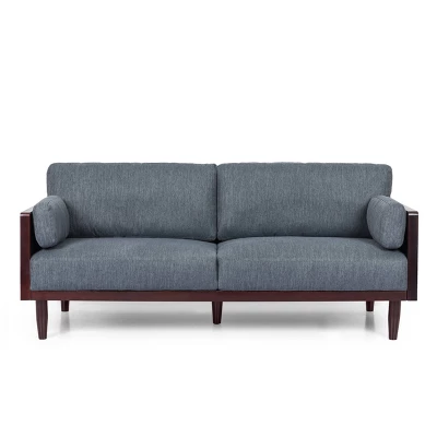Sofia Mid-Century Modern Upholstered 3 Seater Sofa - Christopher Knight Home - Image 11