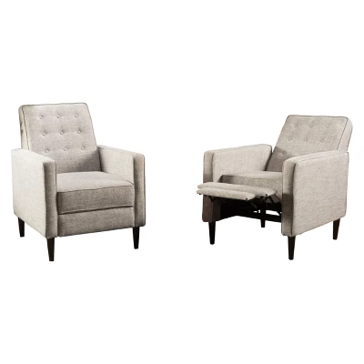 Set Of 2 Mervynn Mid-Century Recliner - Christopher Knight Home - Image 10