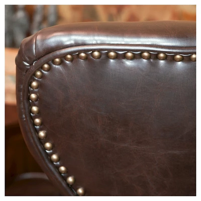 Warner High Back Chair Brown - Christopher Knight Home - Image 2