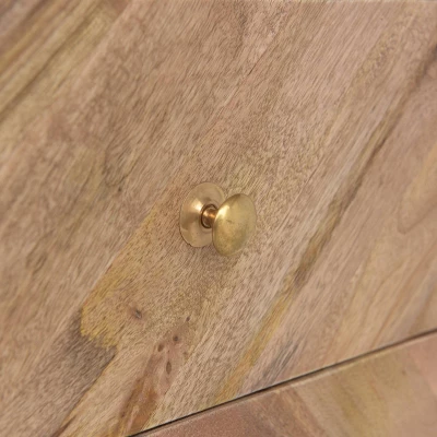 Aldape 2 Drawer Cabinet Natural - Christopher Knight Home - Image 3