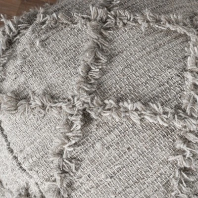 Jucar Handcrafted Boho Fabric Cube Pouf - Christopher Knight Home - Image 2