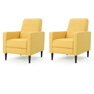Set Of 2 Mervynn Mid-Century Recliner - Christopher Knight Home - Image 18