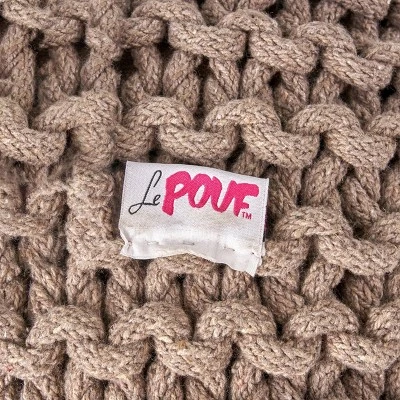 Moro Handcrafted Modern Cotton Pouf - Christopher Knight Home - Image 7