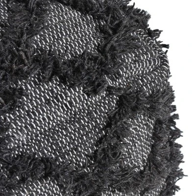 Jucar Handcrafted Boho Fabric Cube Pouf - Christopher Knight Home - Image 6