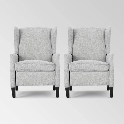 Set Of 2 Wescott Contemporary Fabric Recliners - Christopher Knight Home - Image 15